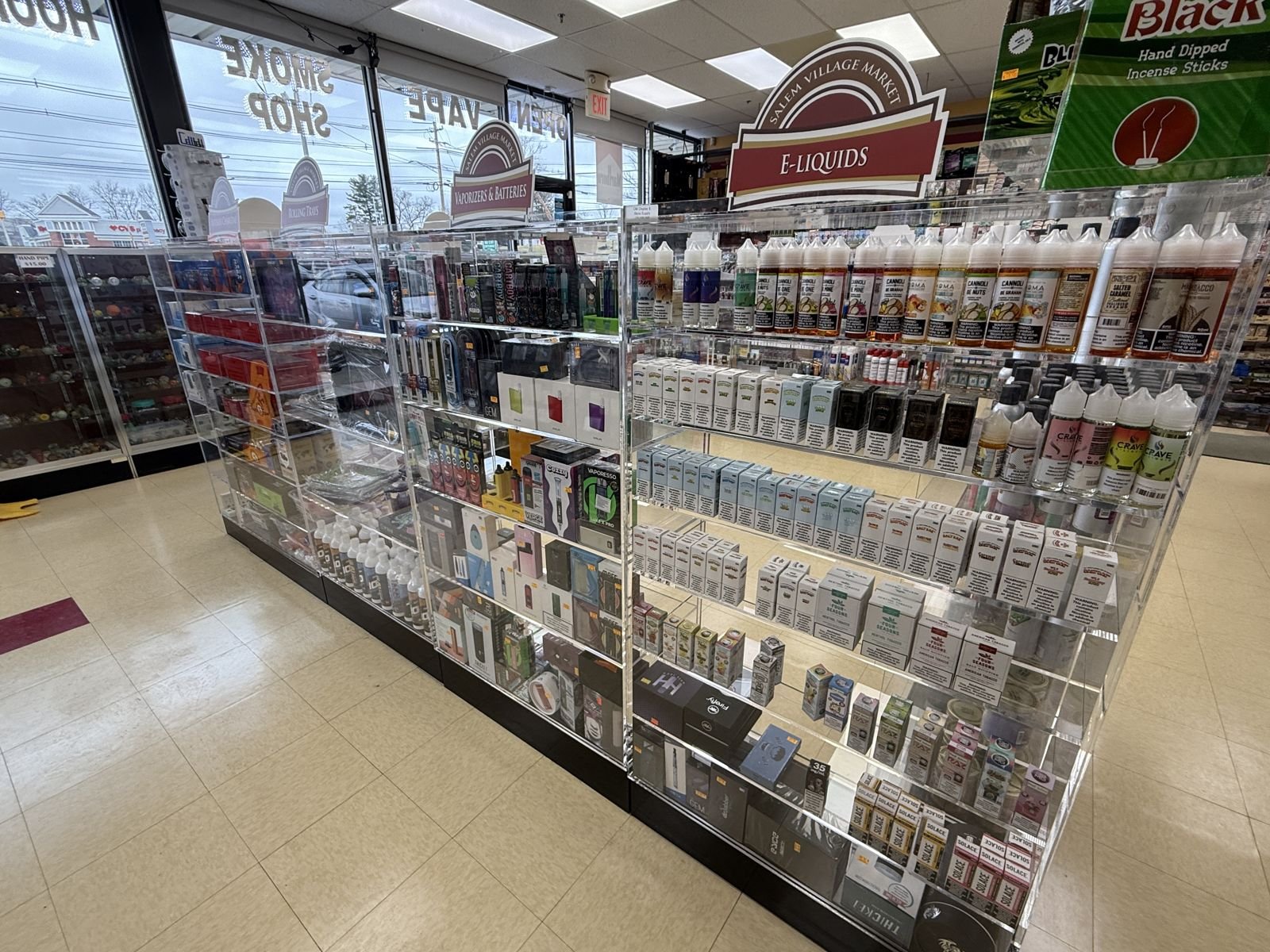 Inside the store