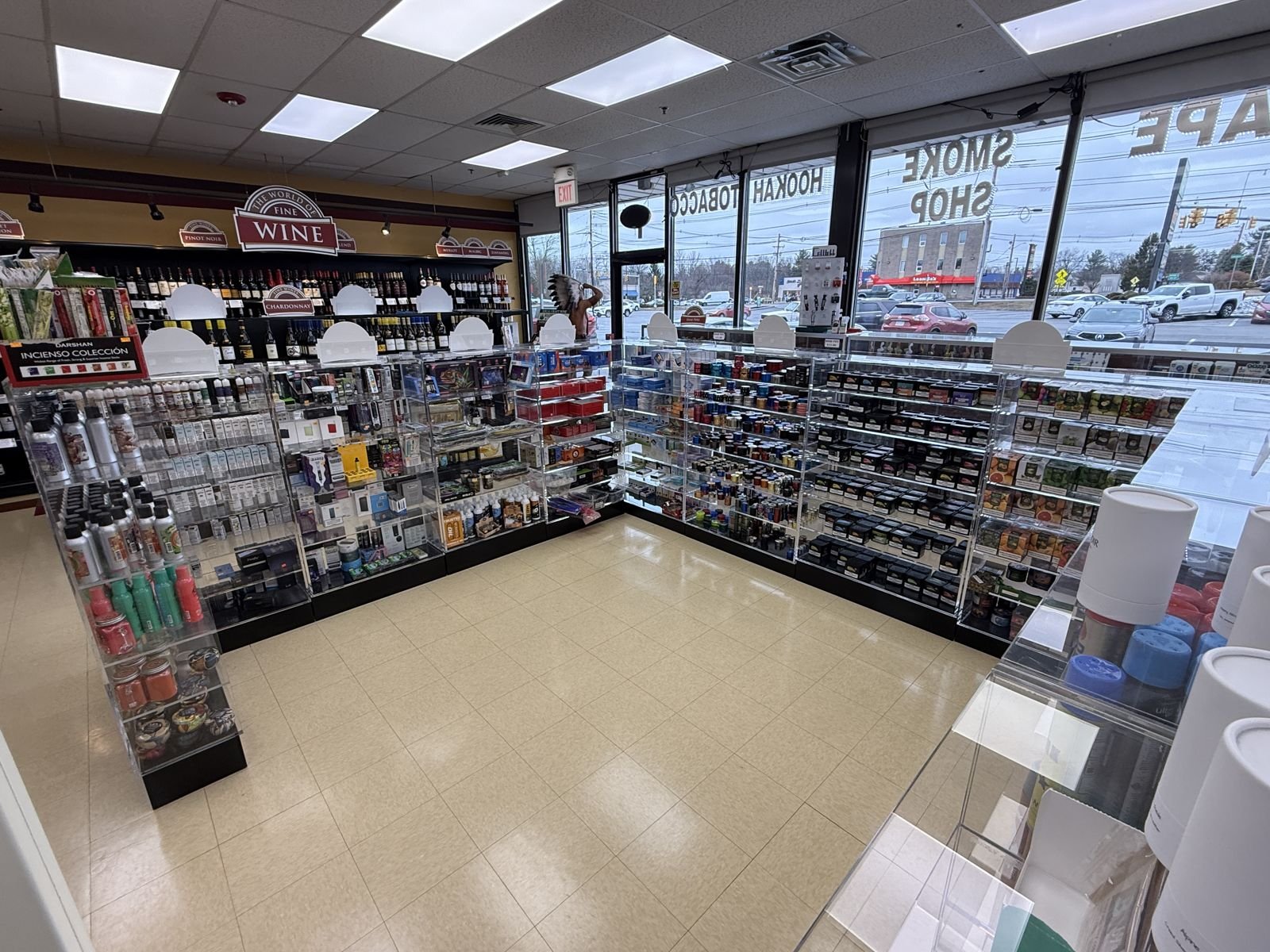 Inside the store
