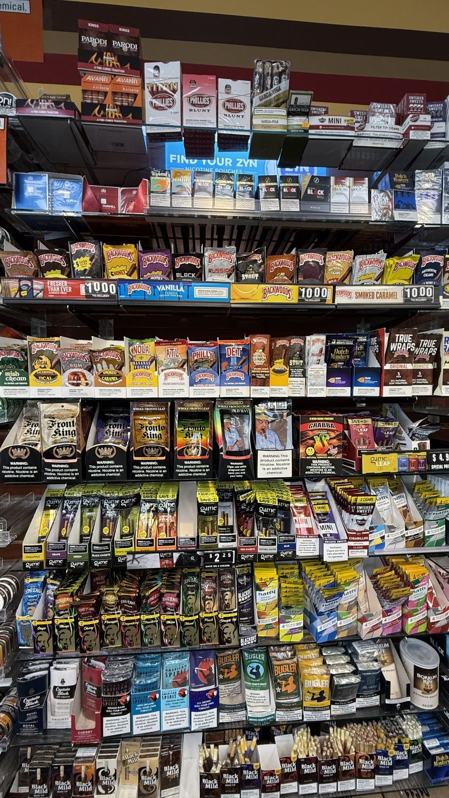Cigarettes & Tobacco at Salem Village Market